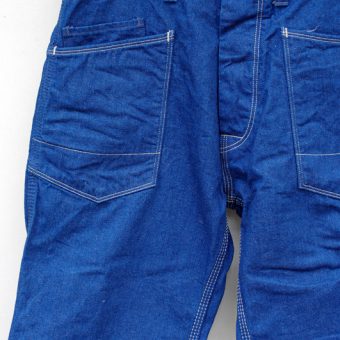 WORK DENIM PANTS [LEATHER POCKET]