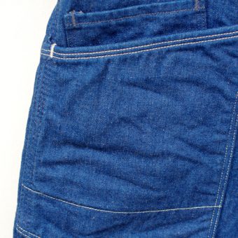 WORK DENIM PANTS [LEATHER POCKET]