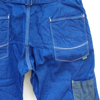 WORK DENIM PANTS [LEATHER POCKET]