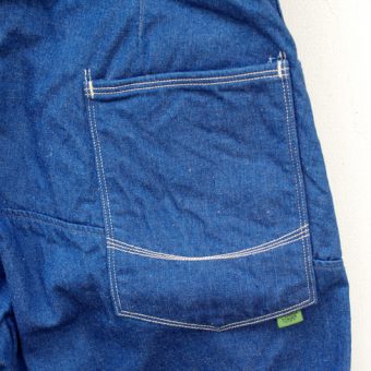 WORK DENIM PANTS [LEATHER POCKET]