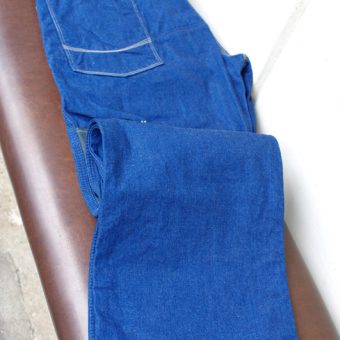 WORK DENIM PANTS [LEATHER POCKET]