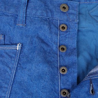 WORK DENIM PANTS [LEATHER POCKET]