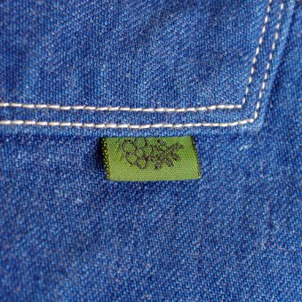 WORK DENIM PANTS [LEATHER POCKET]