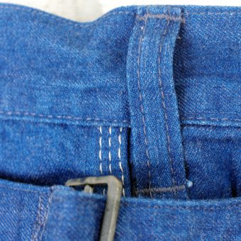 WORK DENIM PANTS [LEATHER POCKET]