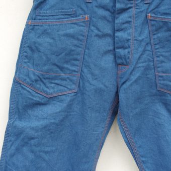 WORK DENIM PANTS [LEATHER POCKET]