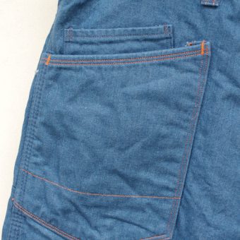 WORK DENIM PANTS [LEATHER POCKET]