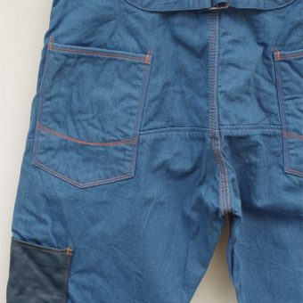 WORK DENIM PANTS [LEATHER POCKET]