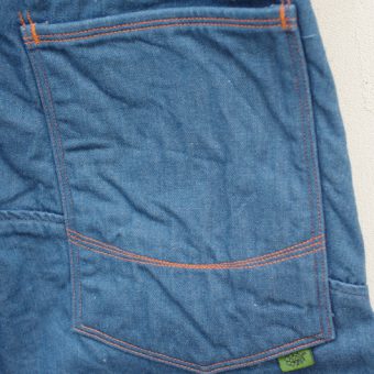 WORK DENIM PANTS [LEATHER POCKET]