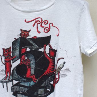 RCS 5th ANNIVERSARY FIVE CAT T-SHIRTS