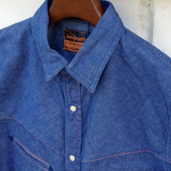 TUCK OUT WESTERN SHIRTS [DENIM]