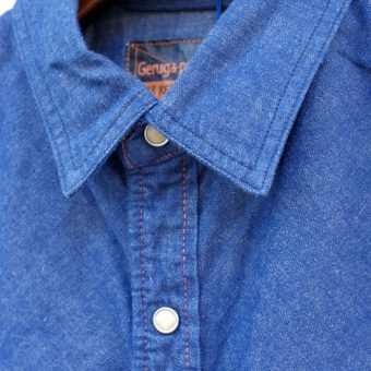 TUCK OUT WESTERN SHIRTS [DENIM]