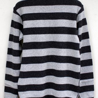 BORDER THERMAL KNIT-SEWN