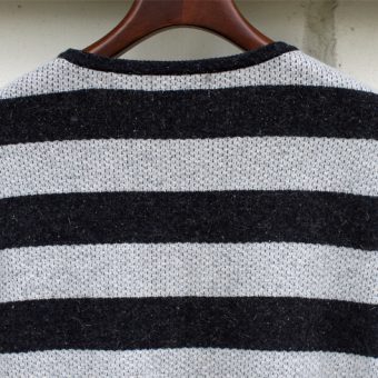 BORDER THERMAL KNIT-SEWN