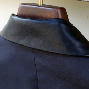 OILED COTTON CHESTERFIELD COAT