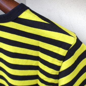 SHORT SLEEVE BORDER POCKET T-SHIRTS