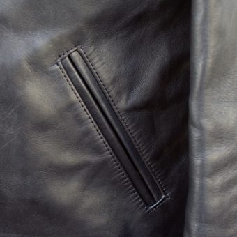 AD-01 HORSE HIDE CENTER ZIP JACKET