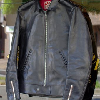 AD-01 HORSE HIDE CENTER ZIP JACKET