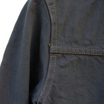 ROUND COLLAR DENIM JUMPER [BK x BK]