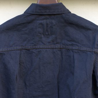 ROUND COLLAR DENIM JUMPER [BK x BK]