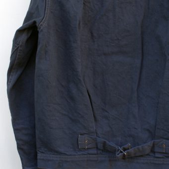 ROUND COLLAR DENIM JUMPER [BK x BK]