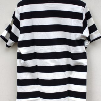 SHORT SLEEVE BORDER POCKET T-SHIRTS