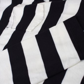 4/5 SLEEVE BORDER POCKET T-SHIRTS