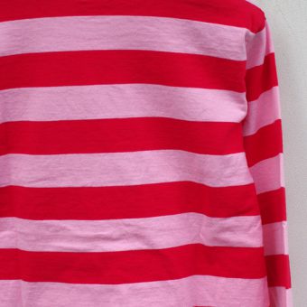 4/5 SLEEVE BORDER POCKET T-SHIRTS