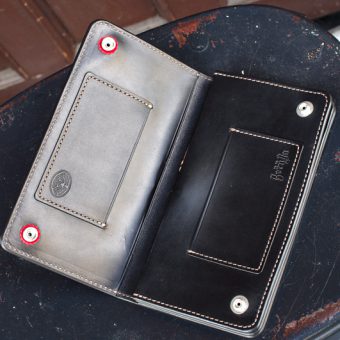 LEATHER WALLET  -LONG-