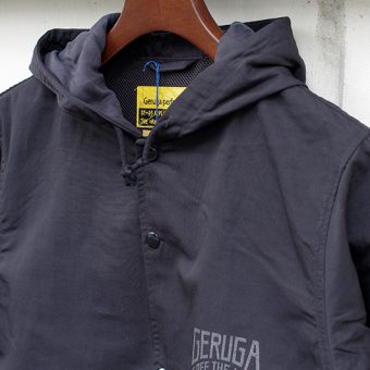 HOODED COACH JACKET -GERUGA-