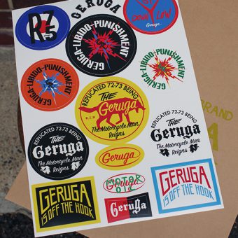 GERUGA - CUSTOM STICKER -2018-