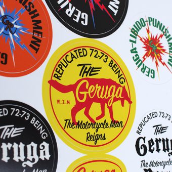 GERUGA - CUSTOM STICKER -2018-