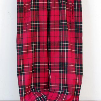 TARTAN CHECK EASY PANTS