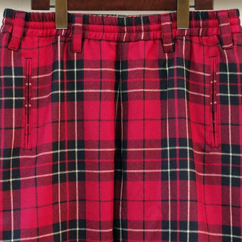 TARTAN CHECK EASY PANTS