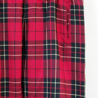 TARTAN CHECK EASY PANTS