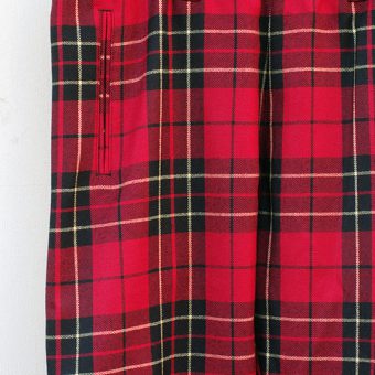 TARTAN CHECK EASY PANTS