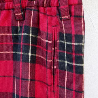 TARTAN CHECK EASY PANTS
