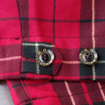 TARTAN CHECK EASY PANTS