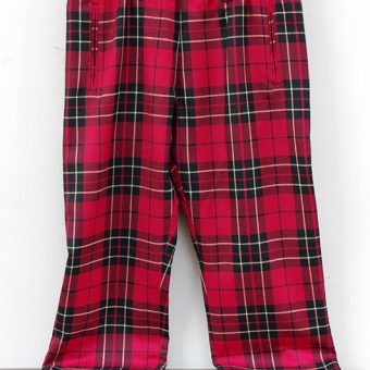 TARTAN CHECK EASY PANTS