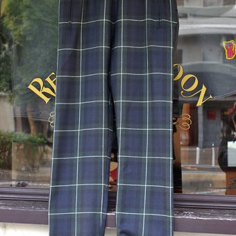 TARTAN CHECK EASY PANTS