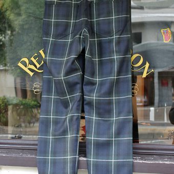 TARTAN CHECK EASY PANTS