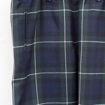 TARTAN CHECK EASY PANTS