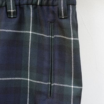 TARTAN CHECK EASY PANTS