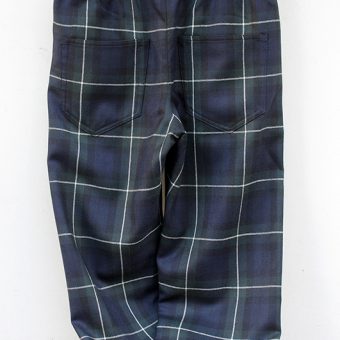 TARTAN CHECK EASY PANTS