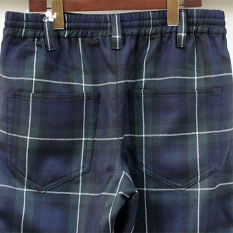 TARTAN CHECK EASY PANTS