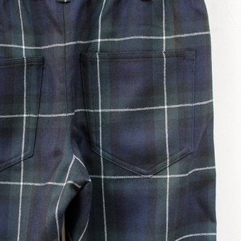 TARTAN CHECK EASY PANTS