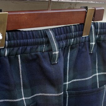 TARTAN CHECK EASY PANTS