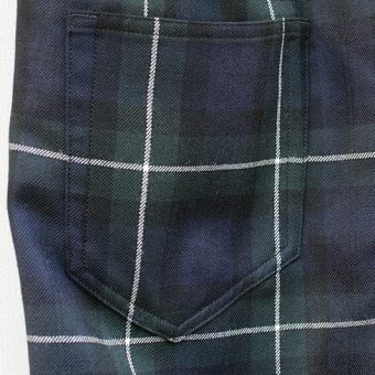 TARTAN CHECK EASY PANTS