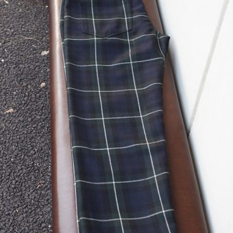 TARTAN CHECK EASY PANTS