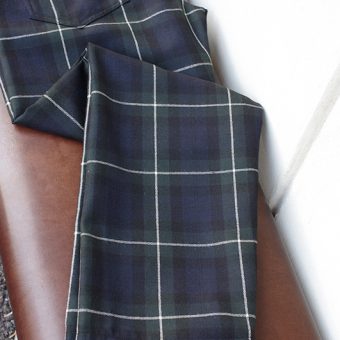 TARTAN CHECK EASY PANTS