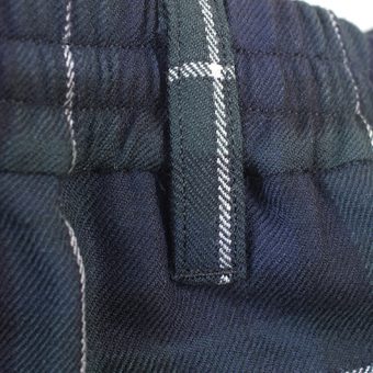 TARTAN CHECK EASY PANTS